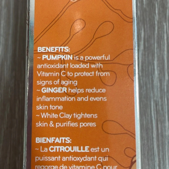 NEW Purlisse Pumpkin + Ginger Detoxifying Charcoal Mask 2.5 oz - Picture 14 of 16